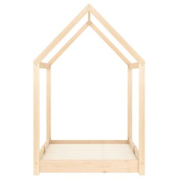 Kinder-Bettgestell Massivholz Kiefer 70 x 140 cm