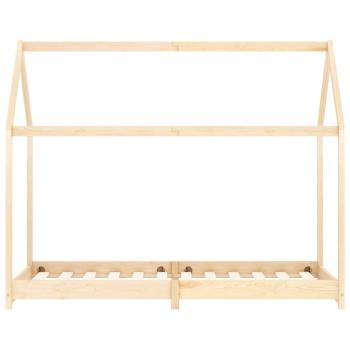 Kinder-Bettgestell Massivholz Kiefer 90 x 200 cm