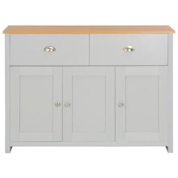 Sideboard Grau 112x35x81 cm