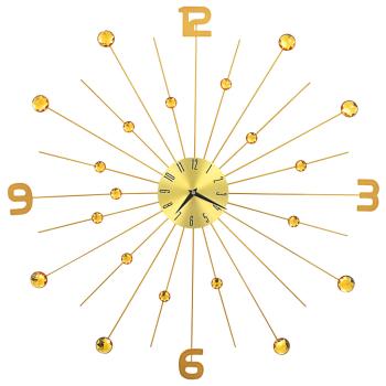 Wanduhr Metall 70 cm Golden