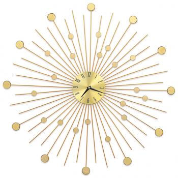 Wanduhr Metall 70 cm Golden