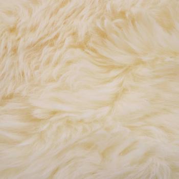 Teppich Schafspelz 60x180 cm Weiß