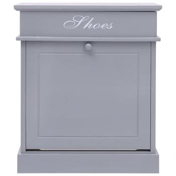 Schuhschrank Grau 50 x 28 x 58 cm Paulownia Holz