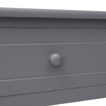 Konsolentisch Grau 90×30×77 cm Holz