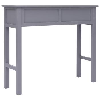Konsolentisch Grau 90×30×77 cm Holz