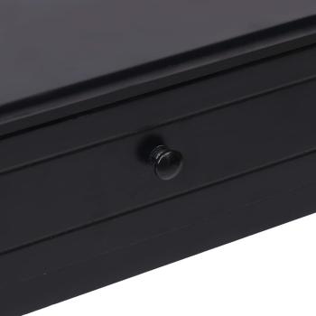 Konsolentisch Schwarz 90 × 30 × 77 cm Holz