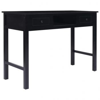 Schreibtisch Schwarz 110×45×76 cm Holz
