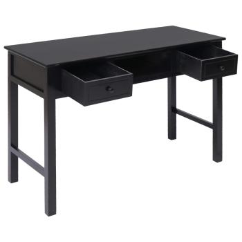 Schreibtisch Schwarz 110×45×76 cm Holz