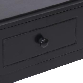 Schreibtisch Schwarz 110×45×76 cm Holz