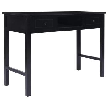 Schreibtisch Schwarz 110×45×76 cm Holz