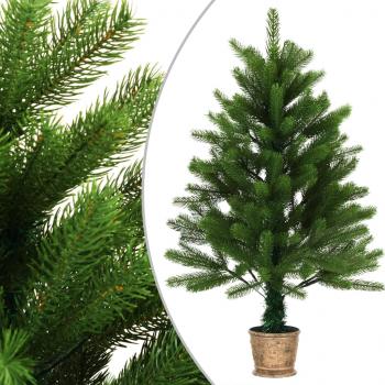 ARDEBO.de - Künstlicher Weihnachtsbaum Naturgetreue Nadeln 90 cm Grün