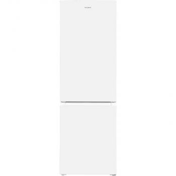 ARDEBO.de Exquisit GC320-95-E-040C weiß Stand Kühl-Gefrierkombination, 60 cm breit, 315 L, LED Beleuchtung, Gemüseschublade, weiß