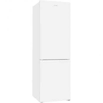 Exquisit GC320-95-E-040C weiß Stand Kühl-Gefrierkombination, 60 cm breit, 315 L, LED Beleuchtung, Gemüseschublade, weiß