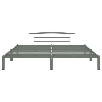 Bettgestell Grau Metall 180x200 cm