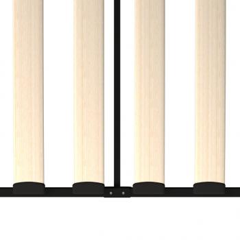 Tagesbett-Rahmen Schwarz Metall 90×200 cm 