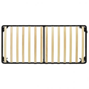 Bettgestell Schwarz Metall 90×200 cm