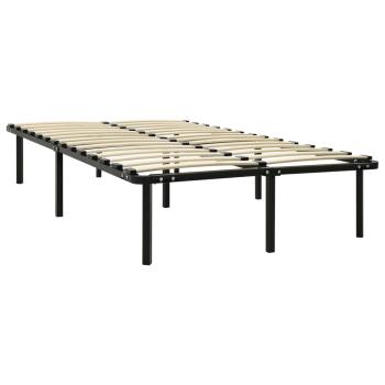 Bett Schwarz Metall 120x200 cm