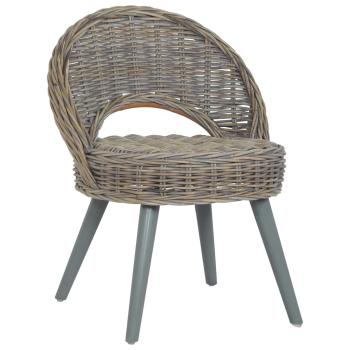 ARDEBO.de - Sessel Kubu-Rattan Grau