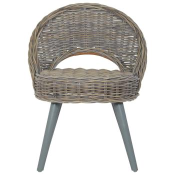 Sessel Kubu-Rattan Grau