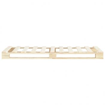 Palettenbett Massivholz Kiefer 100×200 cm