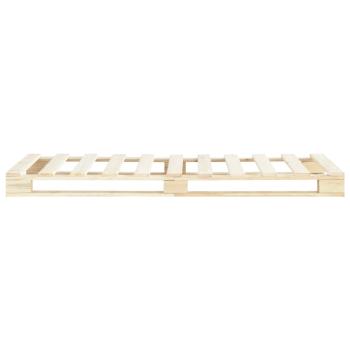 Palettenbett Massivholz Kiefer 100×200 cm