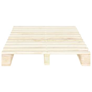 Palettenbett Massivholz Kiefer 120×200 cm