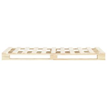 Palettenbett Massivholz Kiefer 120×200 cm