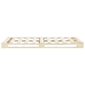Palettenbett Massivholz Kiefer 160×200 cm