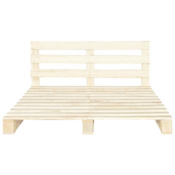 Palettenbett Massivholz Kiefer 160×200 cm