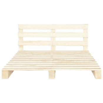 Palettenbett Massivholz Kiefer 180×200 cm