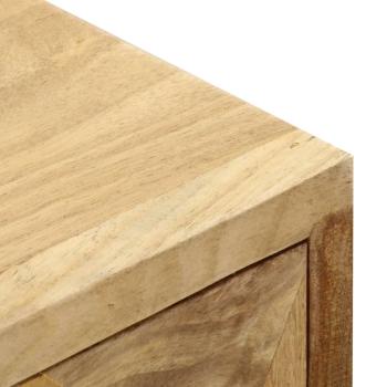 Nachttisch 43x30x58 cm Massivholz Mango