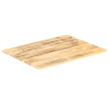 Tischplatte Massivholz Mango 15-16 mm 90x60 cm