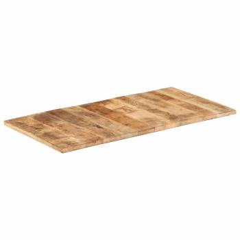 Tischplatte Massivholz Mango 25-27 mm 120x60 cm