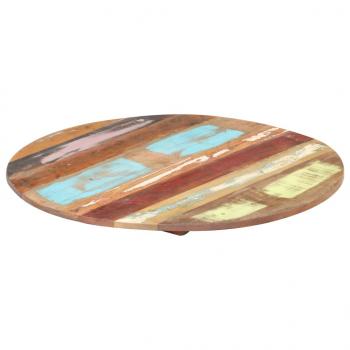 Tischplatte Rund 70 cm 15-16 mm Altholz Massiv
