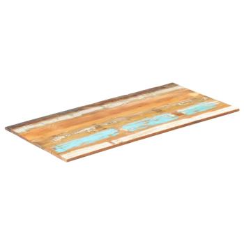 Tischplatte Rechteckig 60x140 cm 15-16mm Altholz Massiv