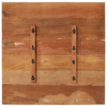 Tischplatte Quadratisch 70x70 cm 25-27 mm Altholz Massiv