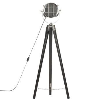 Stativlampe Schwarz Mango Massivholz 97 cm