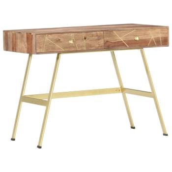 Schreibtisch mit Schubladen 100x55x75 cm Massivholz Palisander