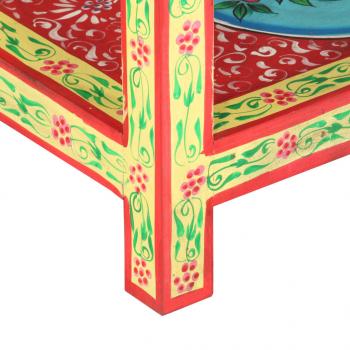 Konsolentisch Handbemalt 80×35×75 cm Mango Massivholz