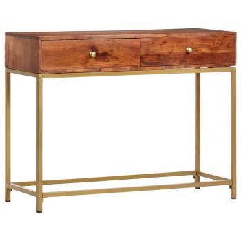 Konsolentisch 100×35×76 cm Massivholz Akazie