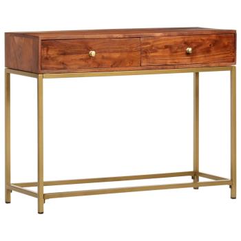 Konsolentisch 100×35×76 cm Massivholz Akazie