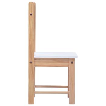 3-tlg. Kinder-Sitzgruppe mit Kreidetafel Schwarz und Weiß