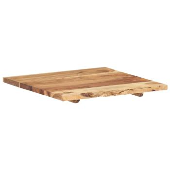 Badezimmer-Waschtischplatte Massivholz Akazie 58x52x2,5 cm