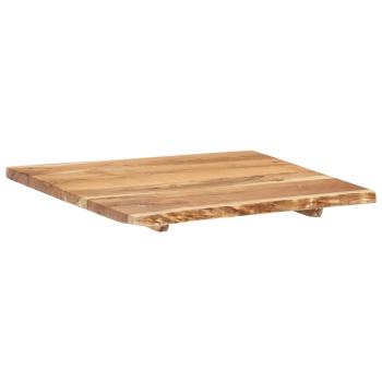 Badezimmer-Waschtischplatte Massivholz Akazie 58x52x2,5 cm