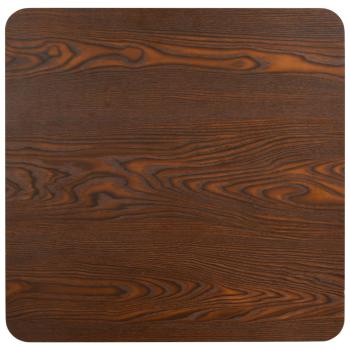 Bistrotisch Dunkelbraun 80x80 cm MDF