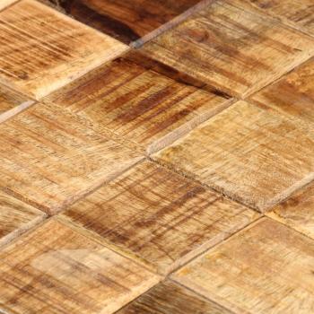Couchtische 2 Stk. in Block-Design Raues Mango-Massivholz