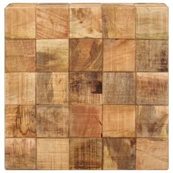 Couchtische 2 Stk. in Block-Design Raues Mango-Massivholz