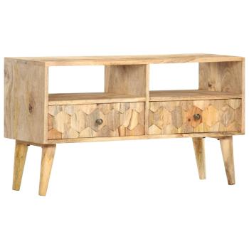 TV-Schrank 90 x 30 x 50 cm Massivholz Mango