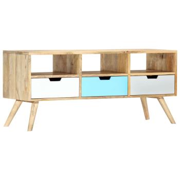 TV-Schrank 110×35×48 cm Massivholz Mango