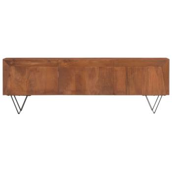 TV-Schrank 140x30x46 cm Massivholz Mango